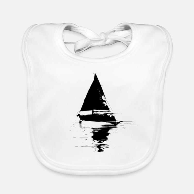 Sailing ship Organic Baby Bibs