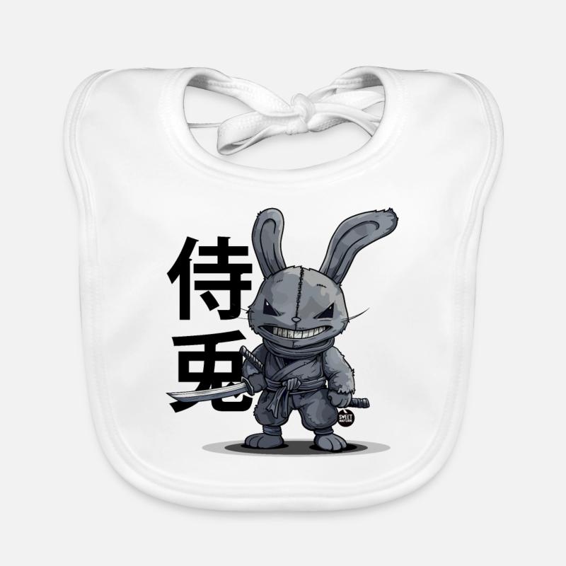 Samurai Rabbit Organic Baby Bibs