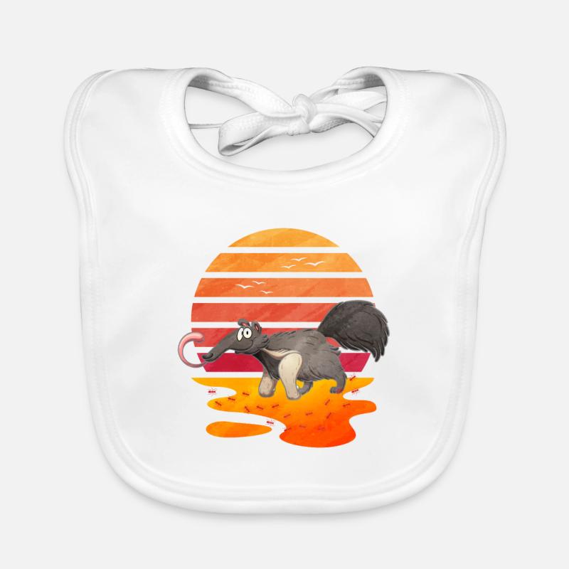 Dear Anteater Gift Organic Baby Bibs
