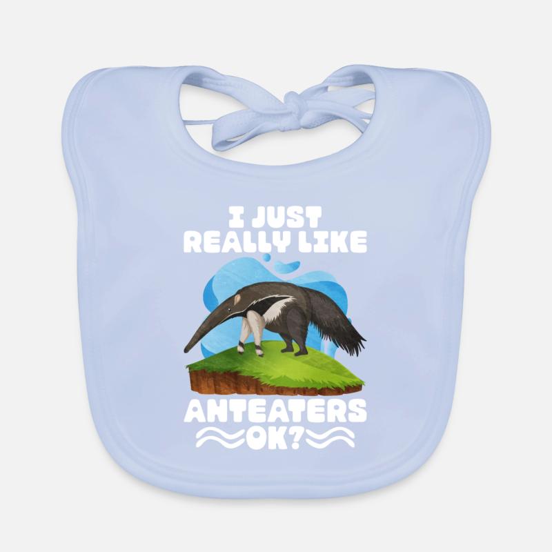 Cher cadeau de fourmilier Bavoir bio Bébé