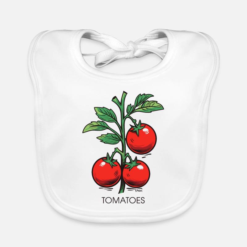 Juste des tomates Bavoir bio Bébé