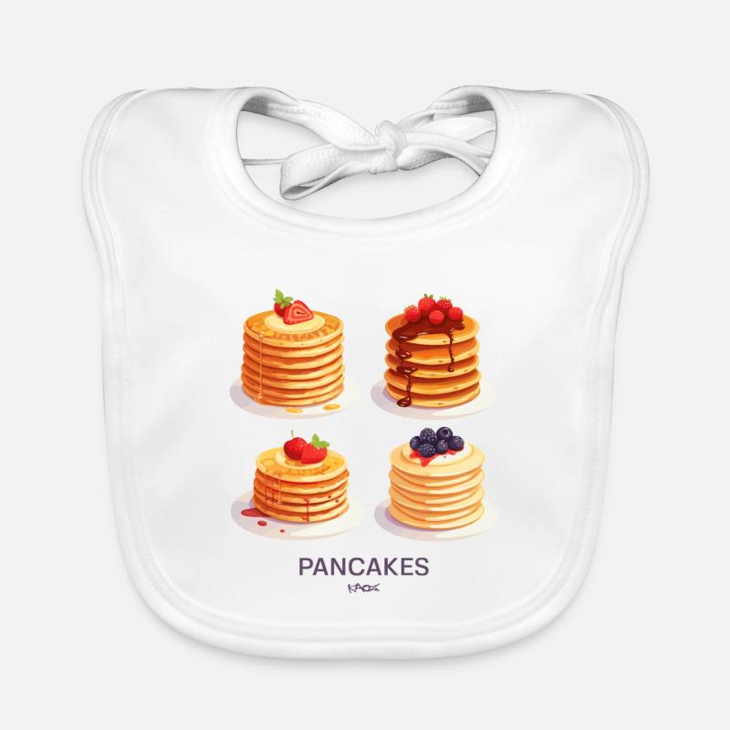 Fruity pancakes Organic Baby Bibs