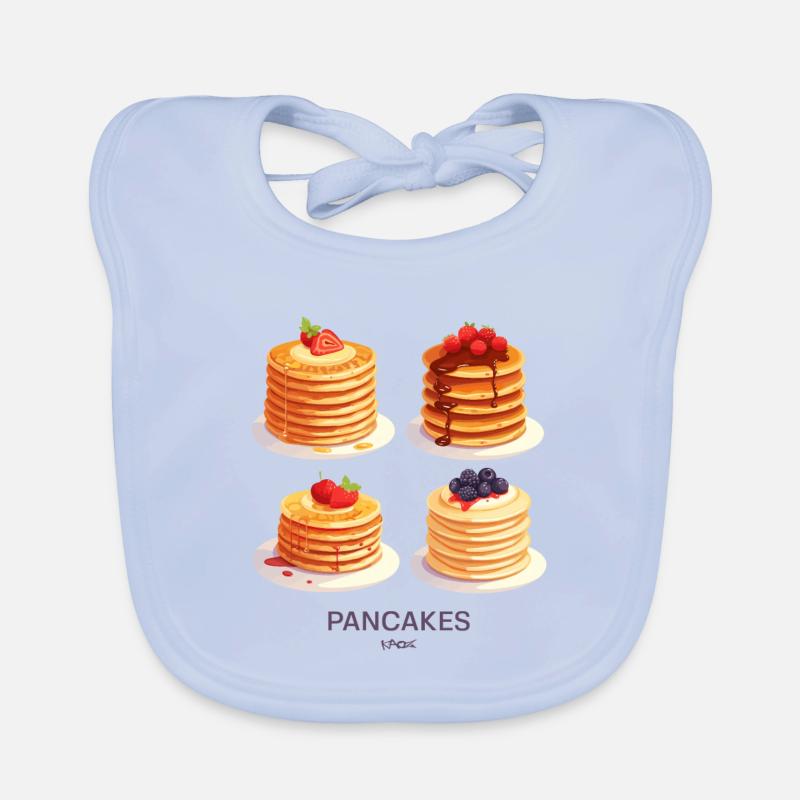 Fruity pancakes Organic Baby Bibs