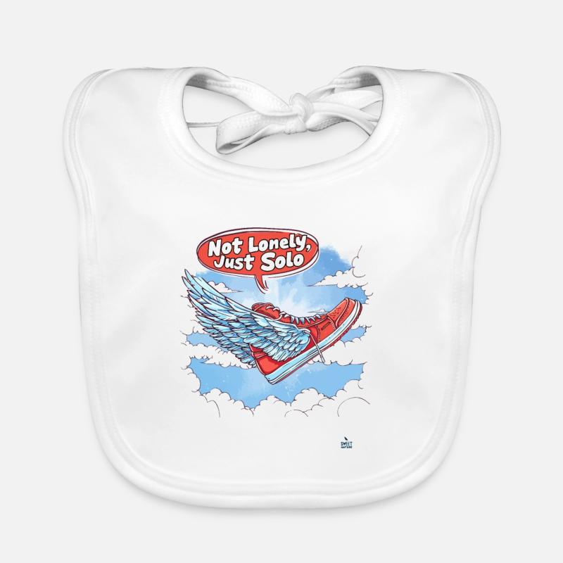 Not Lonely, Just Solo Organic Baby Bibs