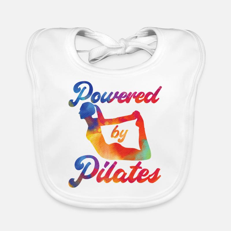 Pilates Instructor Teacher Baby Bio-Lätzchen