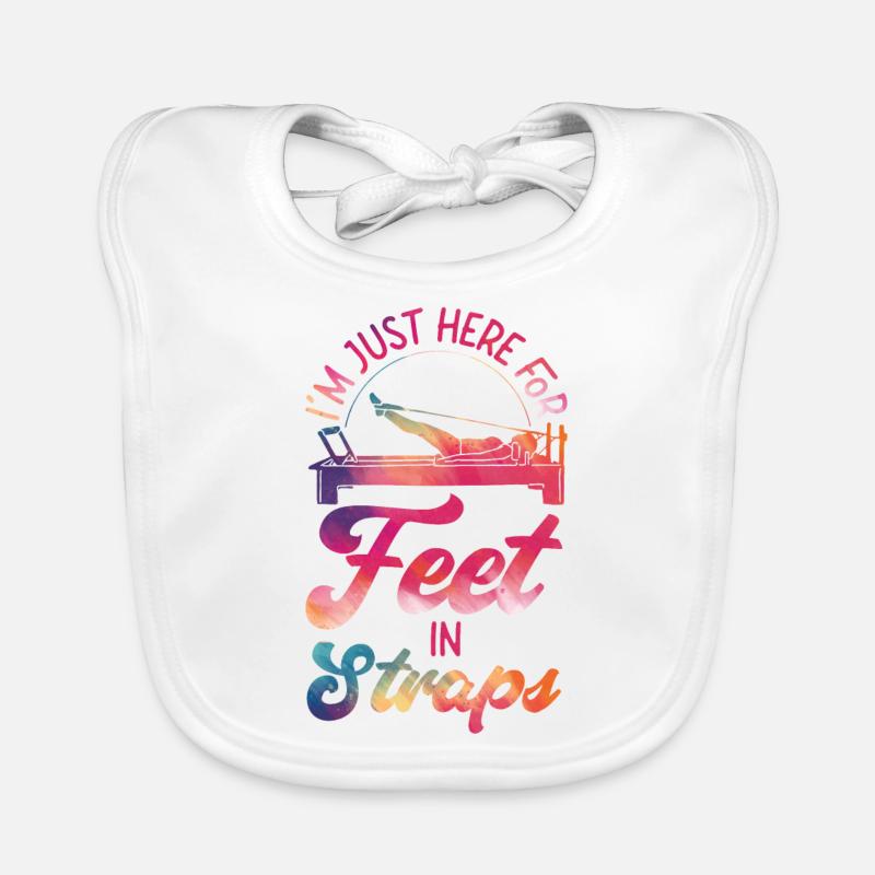 Pilates Instructor Teacher Baby Bio-Lätzchen