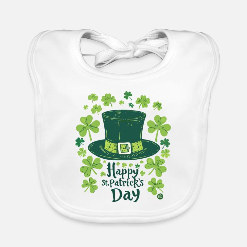 Shamrock Hat Organic Baby Bibs