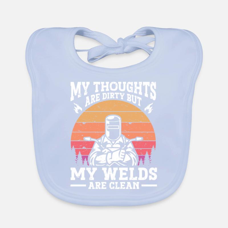 Welder Welding Organic Baby Bibs