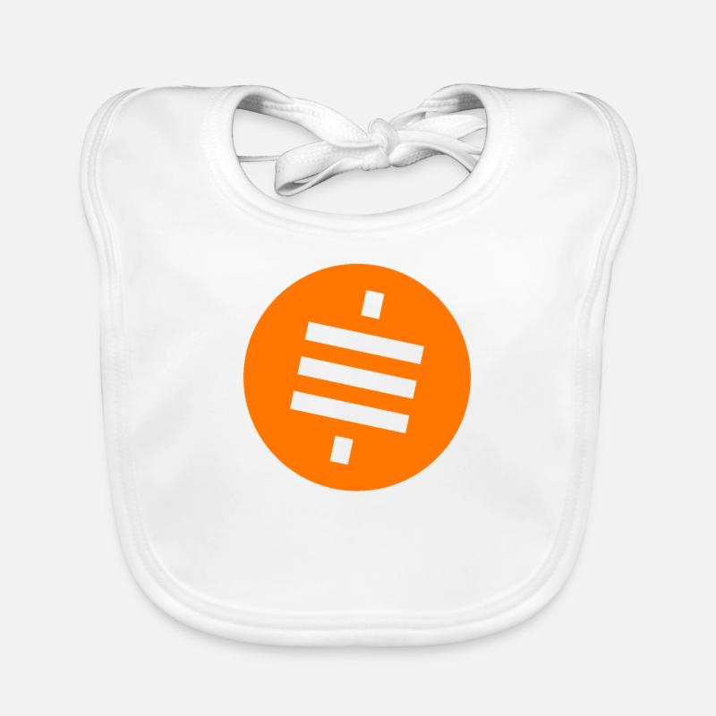 Bitcoin Satoshi BTC Stack Sats Hodl Crypto Logo Baby Bio-Lätzchen