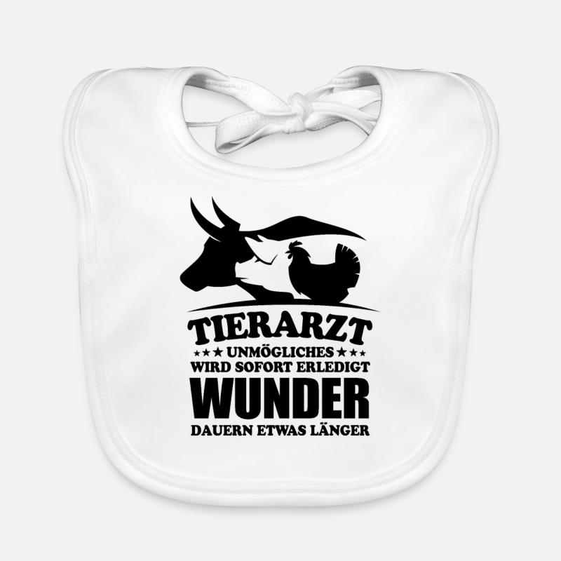 Tierarzt - Unmögliches wird sofort erledigt Baby Bio-Lätzchen