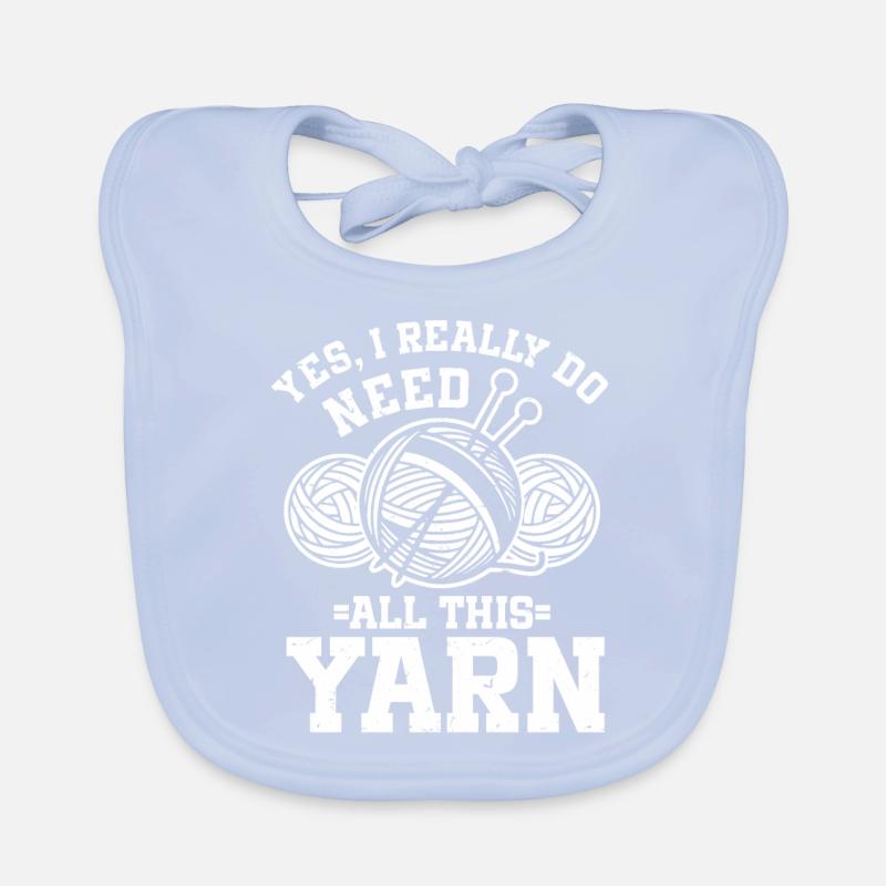 Knitting Crochet Organic Baby Bibs