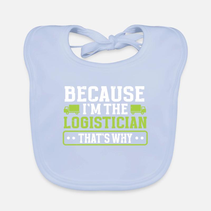 Logistician Logistics Organic Baby Bibs