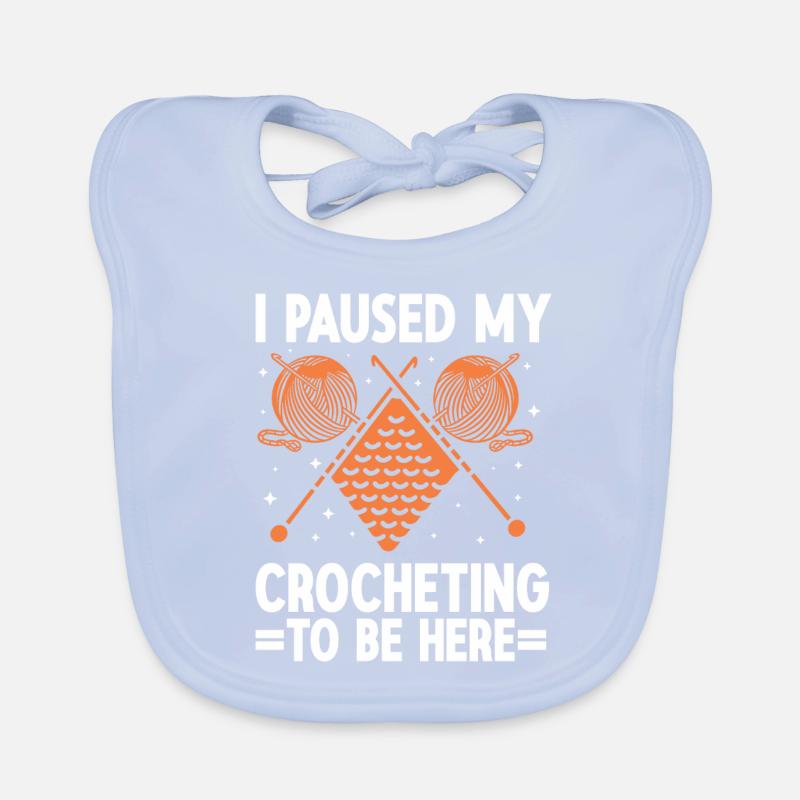 Crochet Knitting Organic Baby Bibs