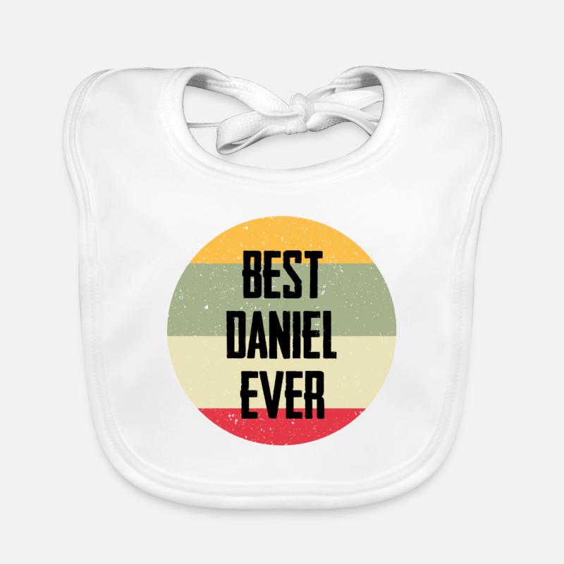 Le meilleur Daniel de tous les temps Bavoir bio Bébé