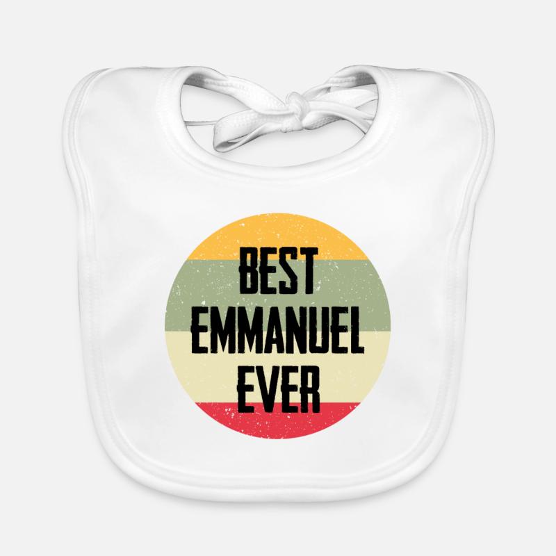 Best Emmanuel Ever Baby Bio-Lätzchen