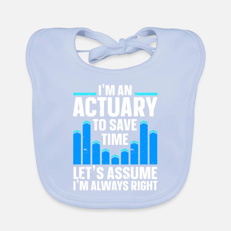 Actuaire statisticien Bavoir bio Bébé