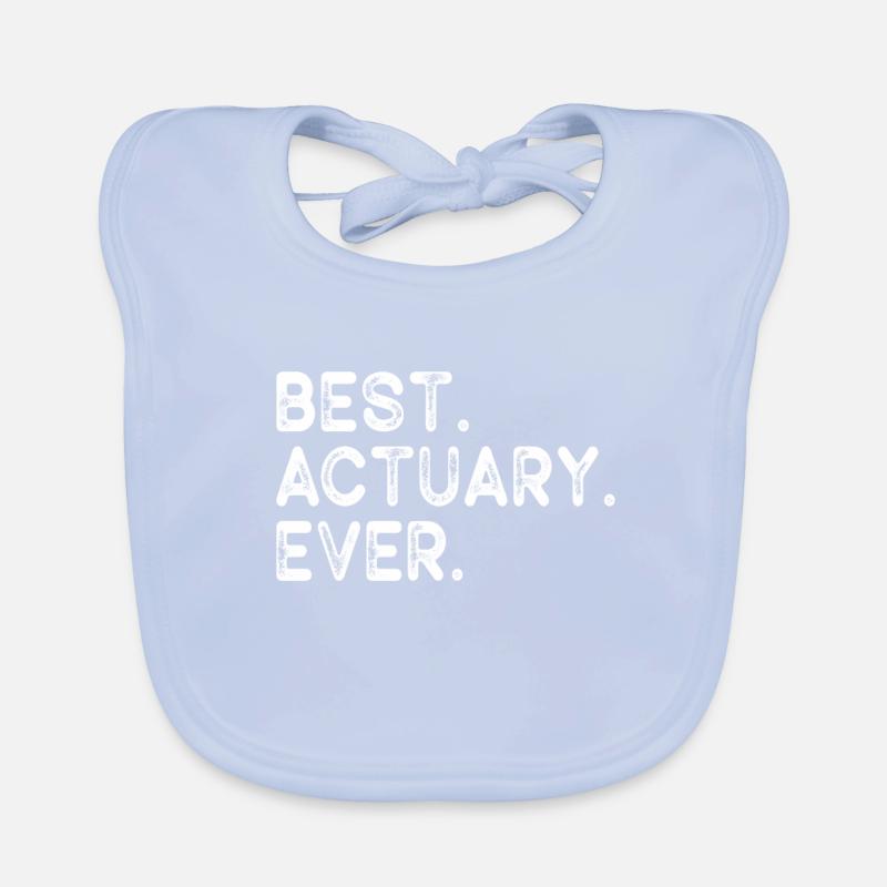 Actuary Statistician Organic Baby Bibs