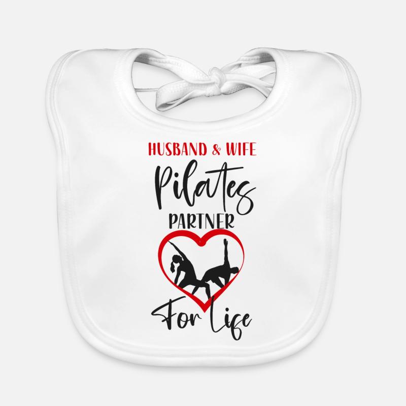 Pilates Instructor Teacher Husband Organic Baby Bibs