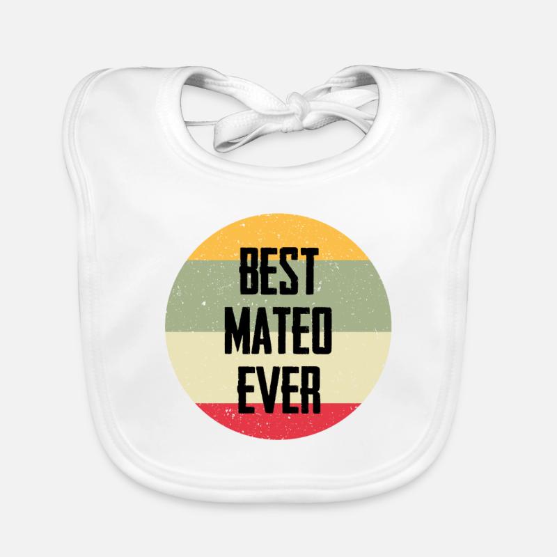 Le meilleur Mateo de tous les temps Bavoir bio Bébé