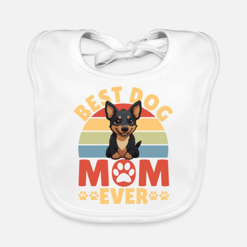 Kelpie-Hund-Geschenk Baby Bio-Lätzchen