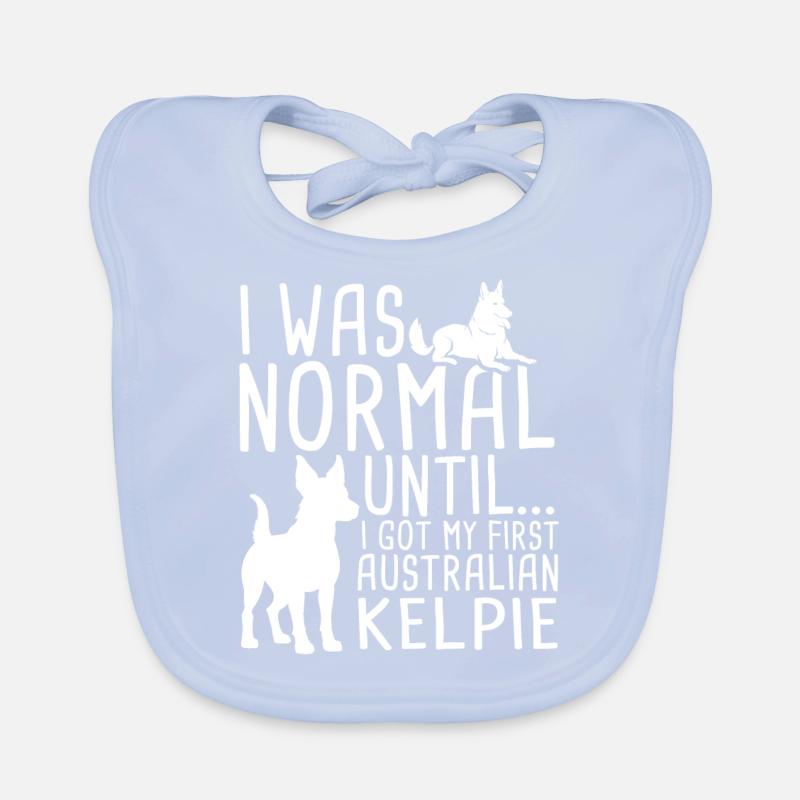 Kelpie-Hund-Geschenk Baby Bio-Lätzchen