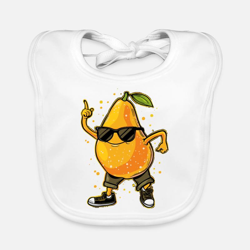 Mango-Dabbing Baby Bio-Lätzchen