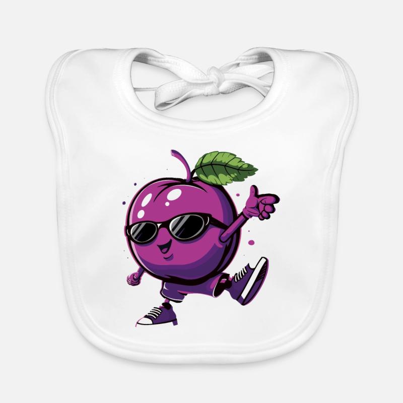 Prune Bavoir bio Bébé