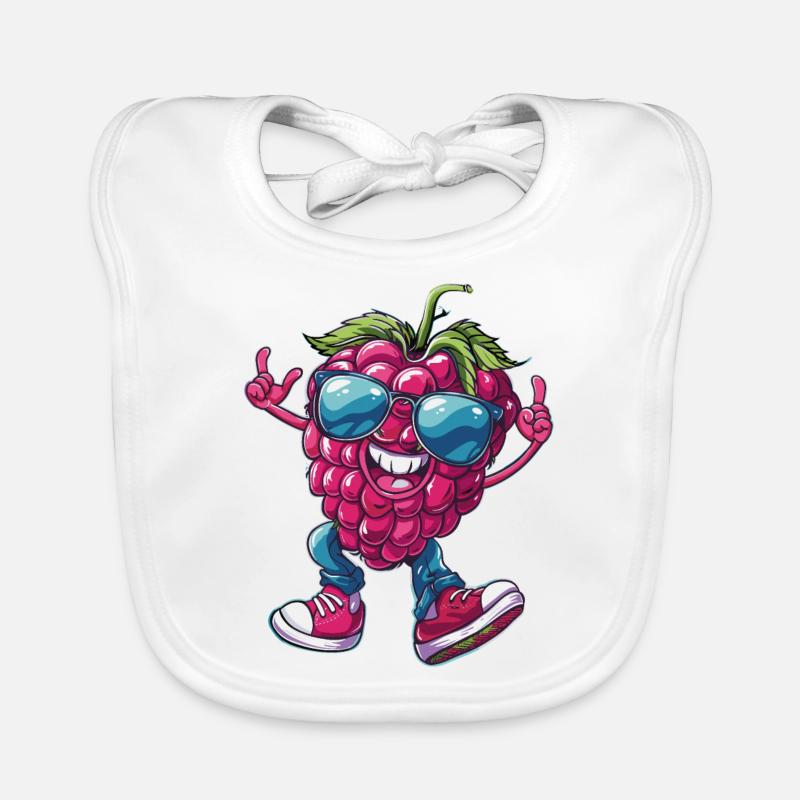Raspberries Organic Baby Bibs