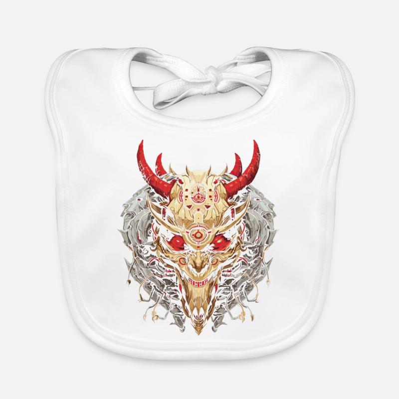 Fantasy Dragon Anime Dragon Head Mythical reptile Organic Baby Bibs