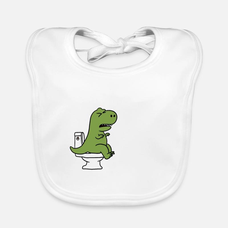To some I wish permanent diarrhea t rex Organic Baby Bibs