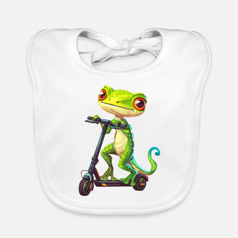 Gecko Roller Baby Bio-Lätzchen