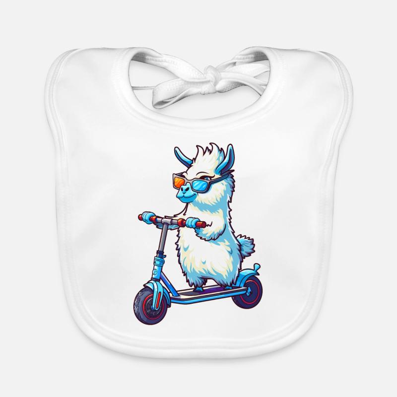 Llama Roller Organic Baby Bibs