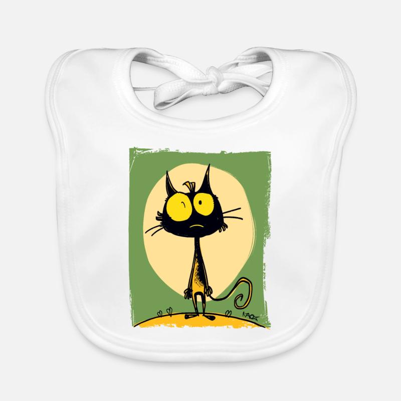 Le chat drôle le plus cool Bavoir bio Bébé