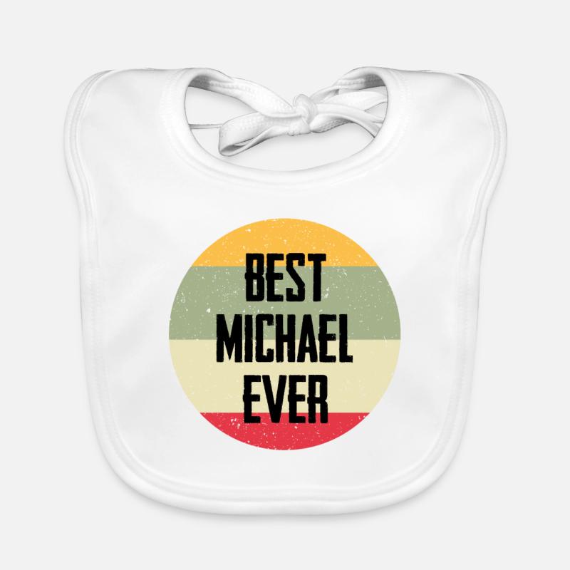 Best Michael Ever Organic Baby Bibs