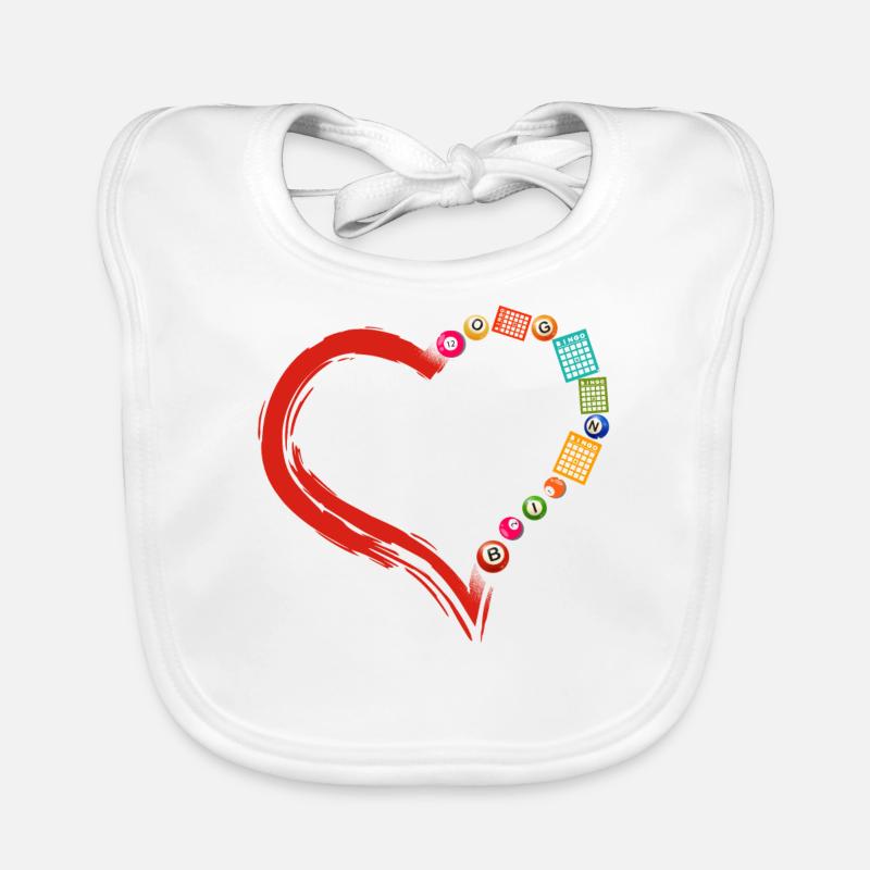 Bingo Player Heart Baby Bio-Lätzchen