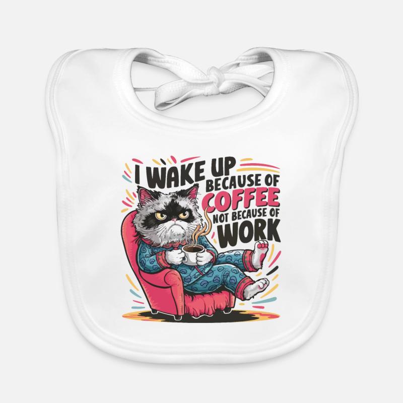 À CAUSE DU CAFÉ Bavoir bio Bébé