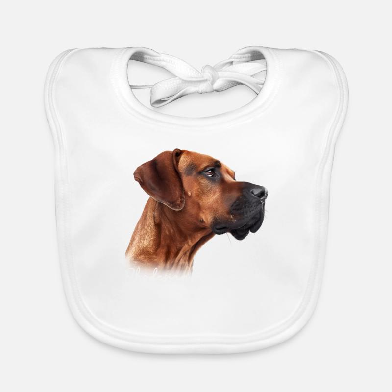 Maman Rhodesian Ridgeback Bavoir bio Bébé
