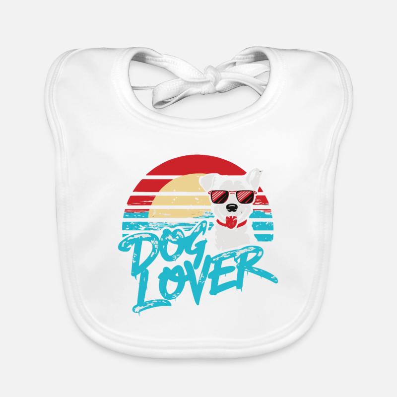 DOG LOVER Organic Baby Bibs