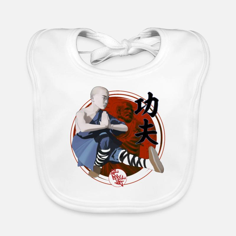 Shaolin Kung Fu Organic Baby Bibs