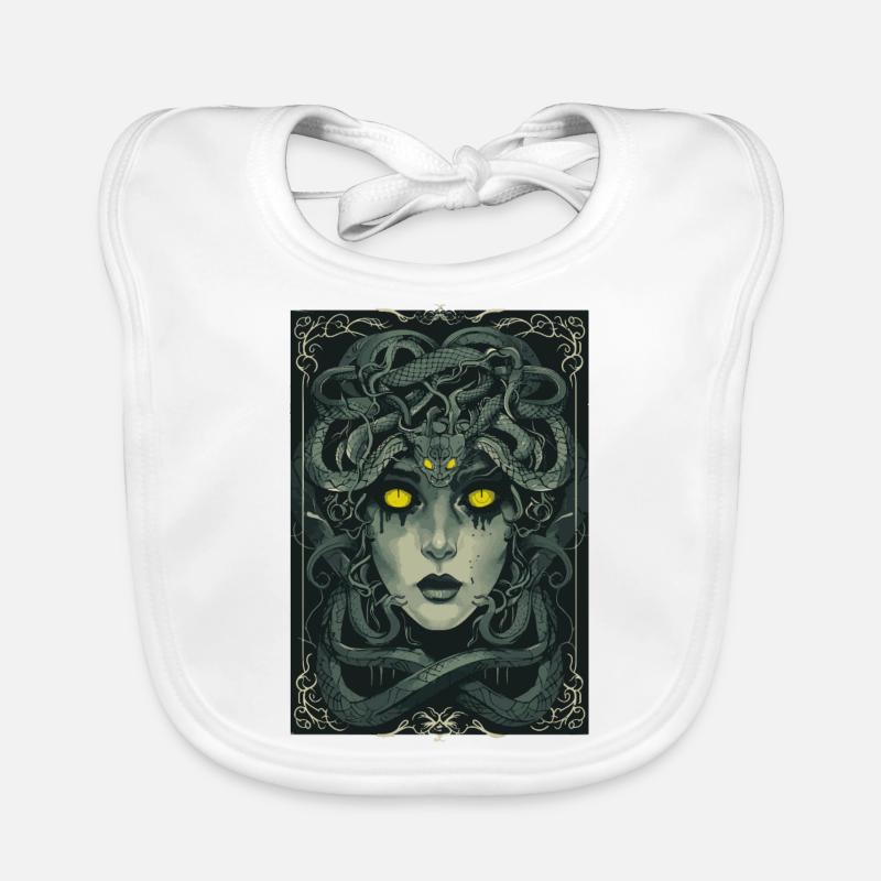 Tarot Méduse Bavoir bio Bébé