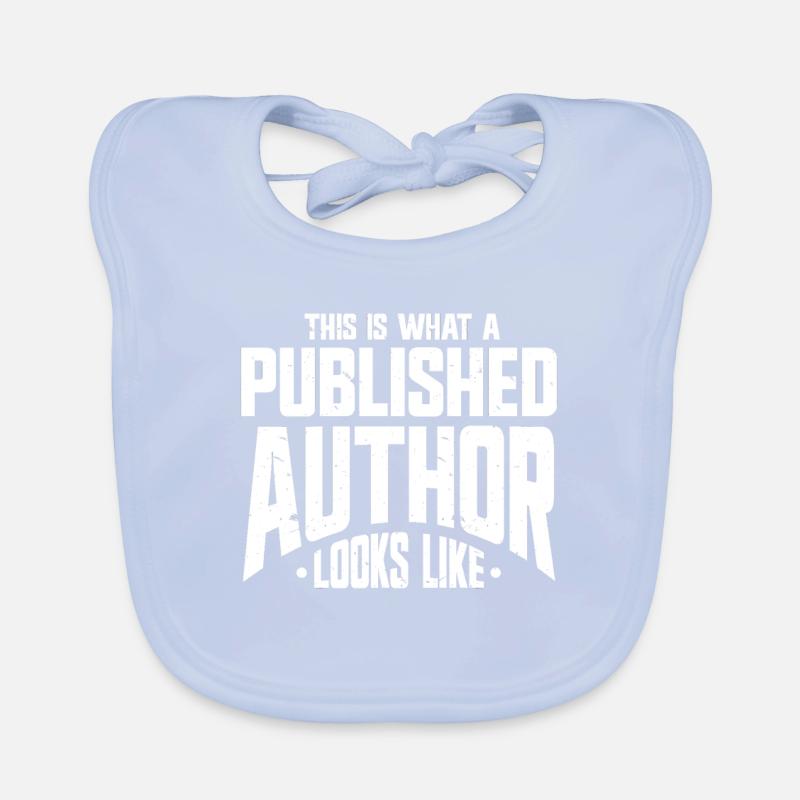 Auteur Écrivain Bavoir bio Bébé