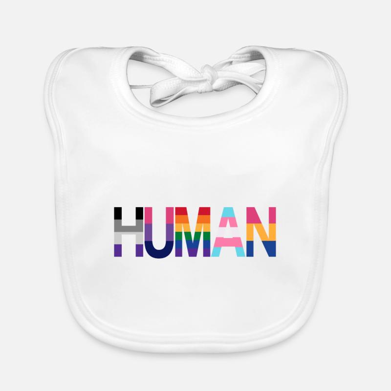 Human Flags Baby Bio-Lätzchen