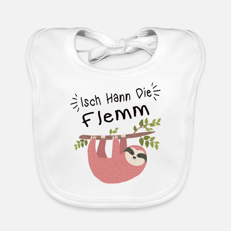 Isch Hann the Flemm Saarland Saarland dialect Organic Baby Bibs