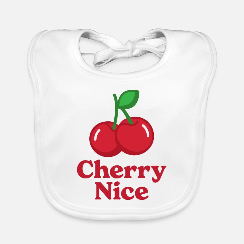 Cherry Nice Organic Baby Bibs