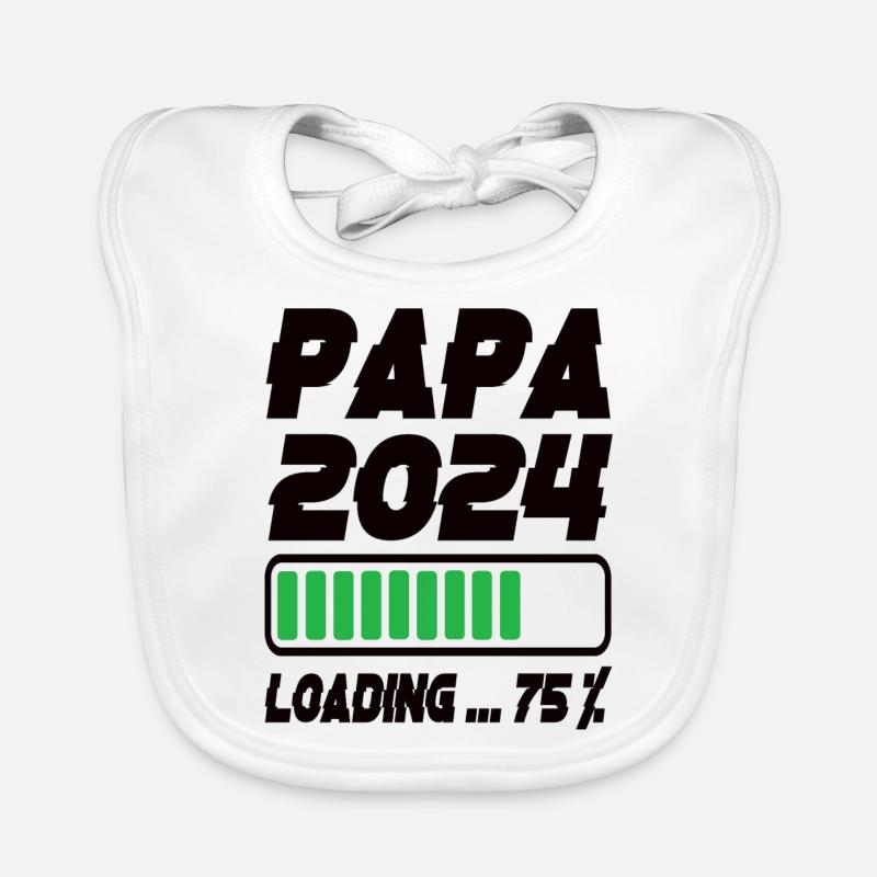 Papa 2024 Loading Baby Bio-Lätzchen