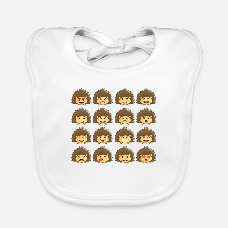Hérisson Émotion Différente Cool Chemise - Drôle Bavoir bio Bébé