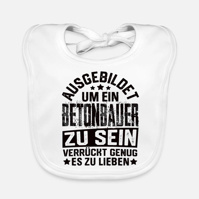 Concrete Concrete Construction, Reinforced Concrete Construction, Civil Engineering Organic Baby Bibs