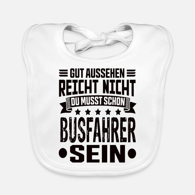 Busfahrer Bus Bester Busfahrer Busfahrer Spruch Baby Bio-Lätzchen