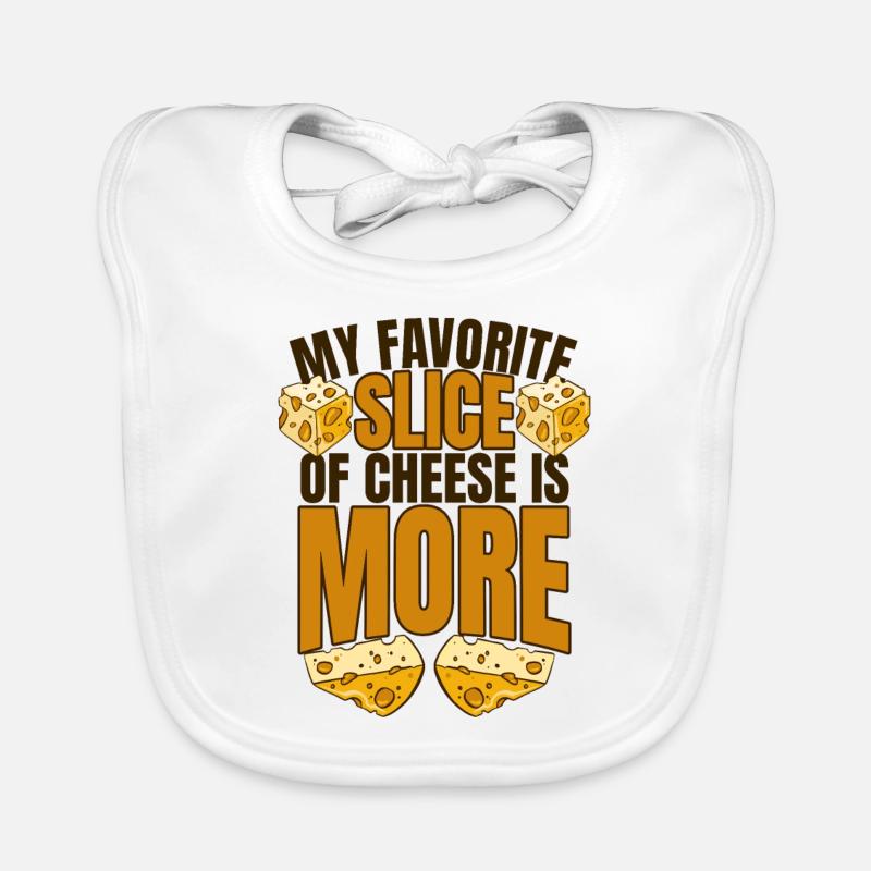 Ma tranche de fromage préférée est plus Maker Queso Bavoir bio Bébé