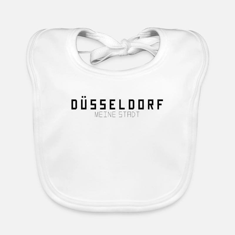 Düsseldorf Ma ville Bavoir bio Bébé